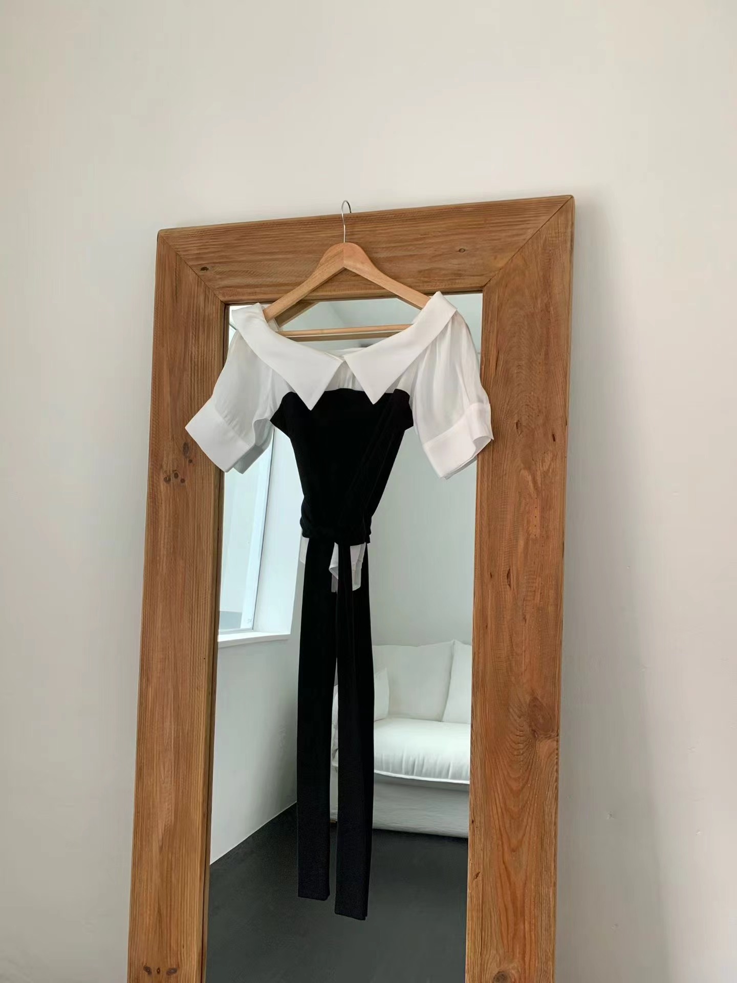 REFILL-리필-T韓國直郵實拍女裝新款26春夏時尚襯衫蕾絲衫REFILL-리필-T襯衫/蕾絲衫圖色3