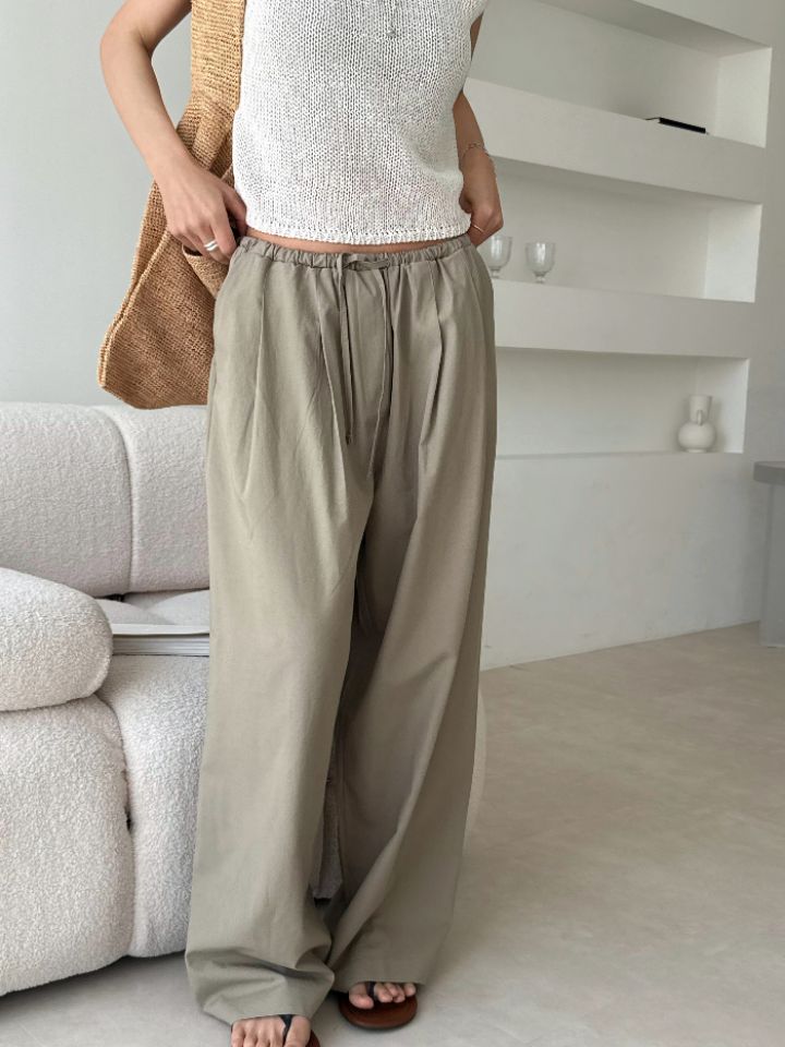 KOMOREBI東大門實拍韓國女裝新品休閑熱賣推薦職業休閑褲KOMOREBI休閑褲