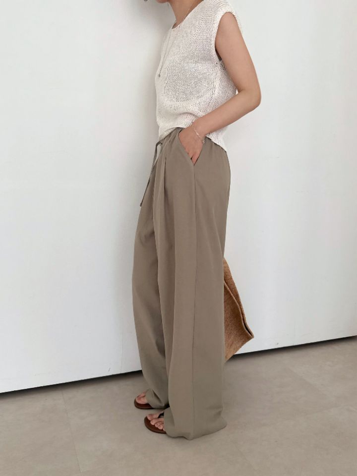 KOMOREBI東大門實拍韓國女裝新品休閑熱賣推薦職業休閑褲KOMOREBI休閑褲