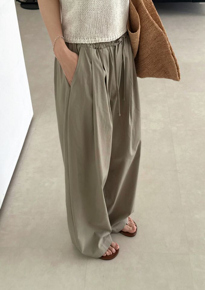 KOMOREBI東大門實拍韓國女裝新品休閑熱賣推薦職業休閑褲KOMOREBI休閑褲