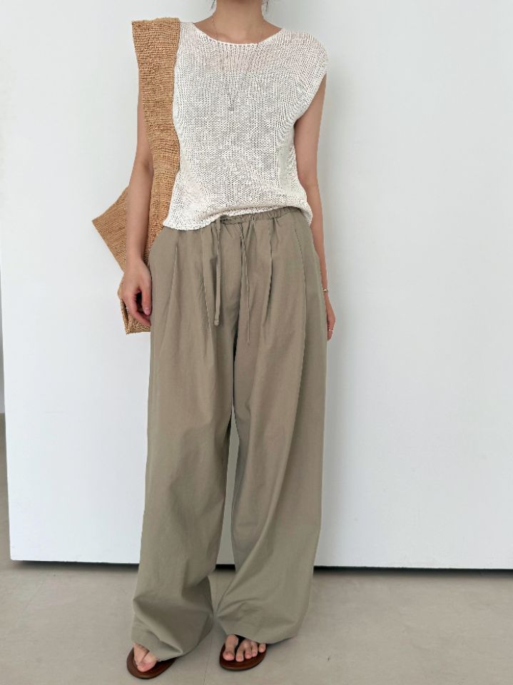 KOMOREBI東大門實拍韓國女裝新品休閑熱賣推薦職業休閑褲KOMOREBI休閑褲