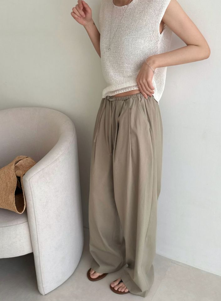 KOMOREBI東大門實拍韓國女裝新品休閑熱賣推薦職業休閑褲KOMOREBI休閑褲