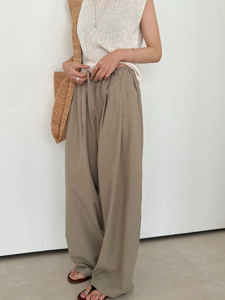 KOMOREBI東大門實拍韓國女裝新品休閑熱賣推薦職業休閑褲KOMOREBI休閑褲