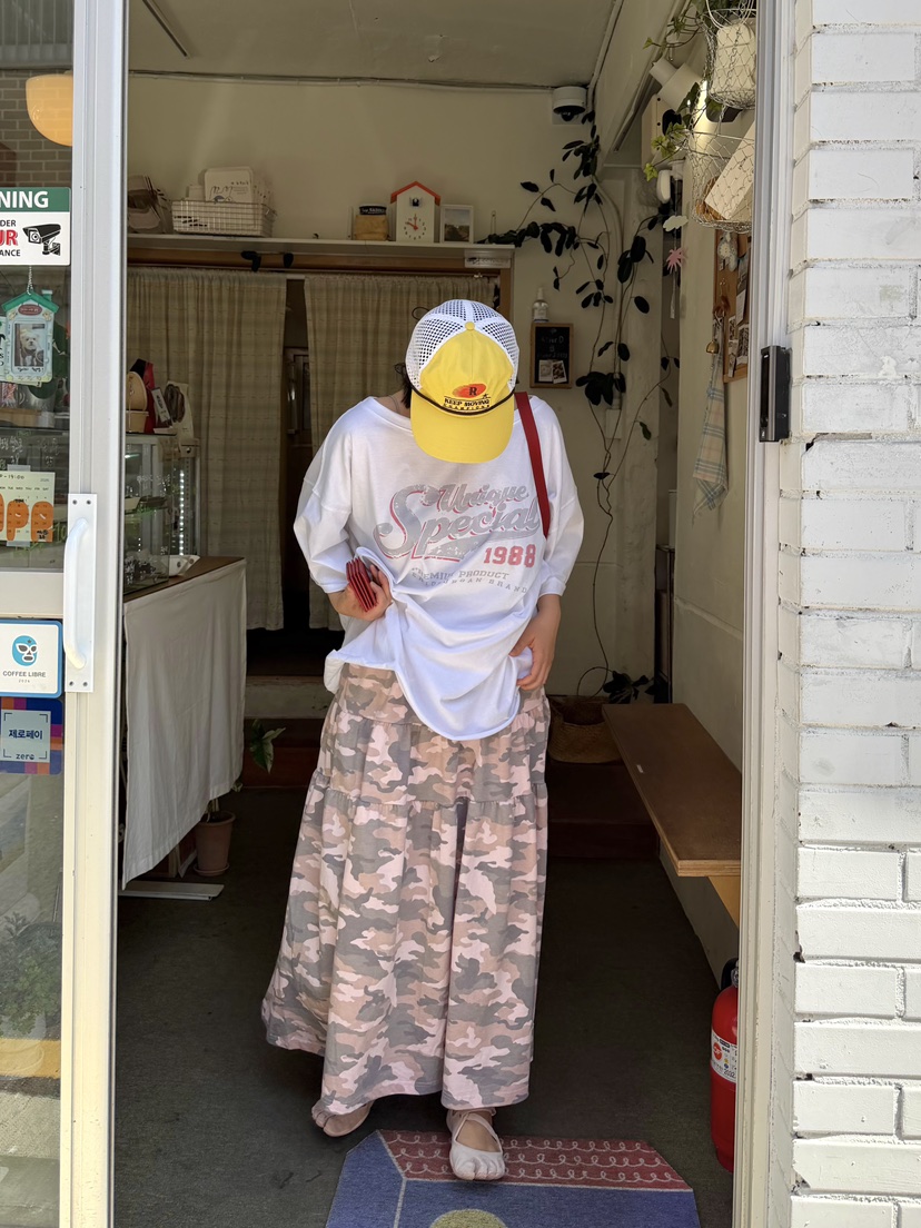 THE LINE-Q東大門代購女裝新款休閑推薦26春夏時尚長裙THE LINE-Q長裙