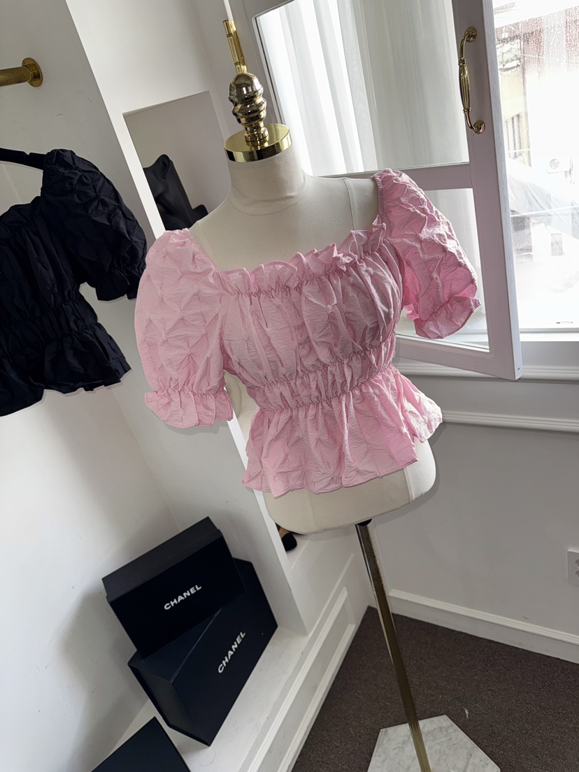 바츠韓國東大門代購女裝新品人氣時尚休閑26春夏襯衫蕾絲衫Vatz襯衫/蕾絲衫