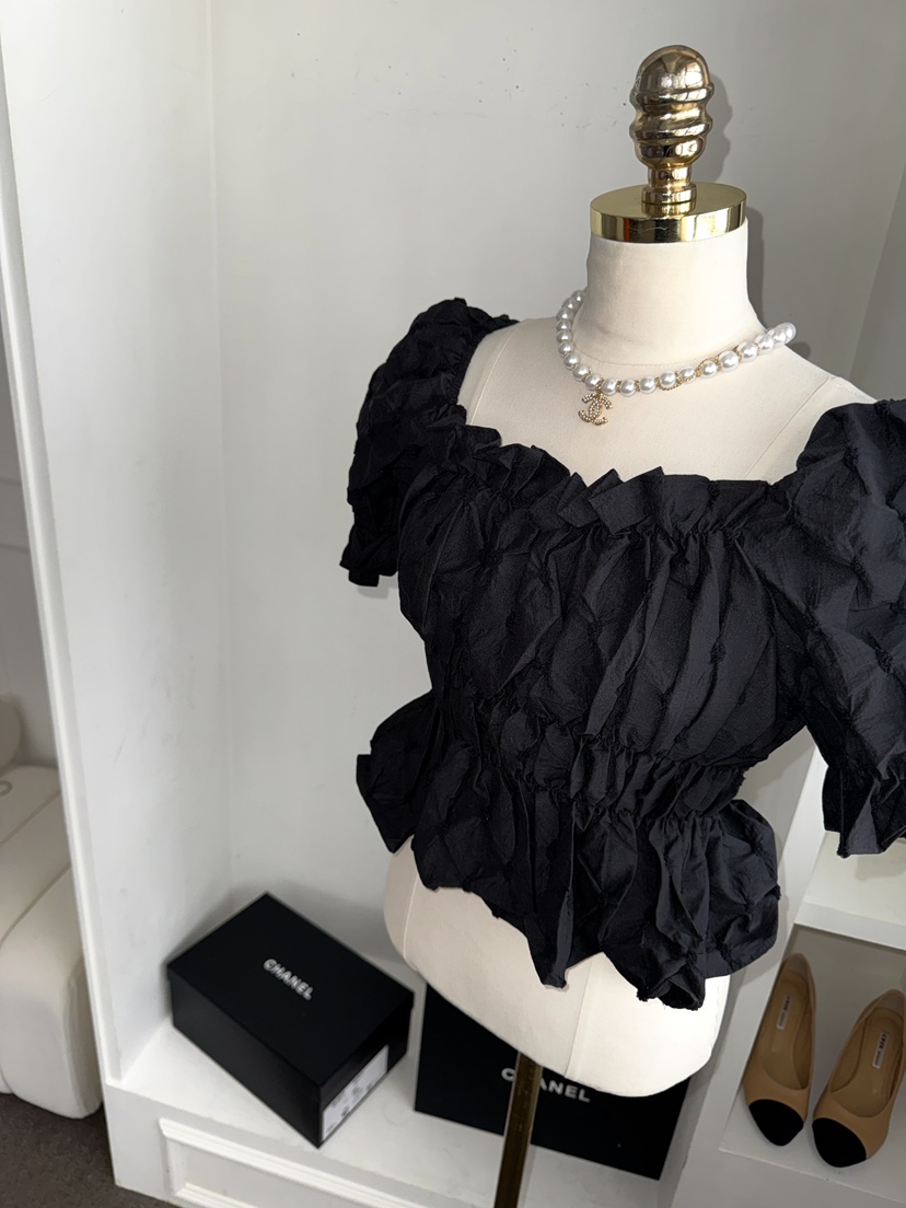 바츠韓國東大門代購女裝新品人氣時尚休閑26春夏襯衫蕾絲衫Vatz襯衫/蕾絲衫圖色2