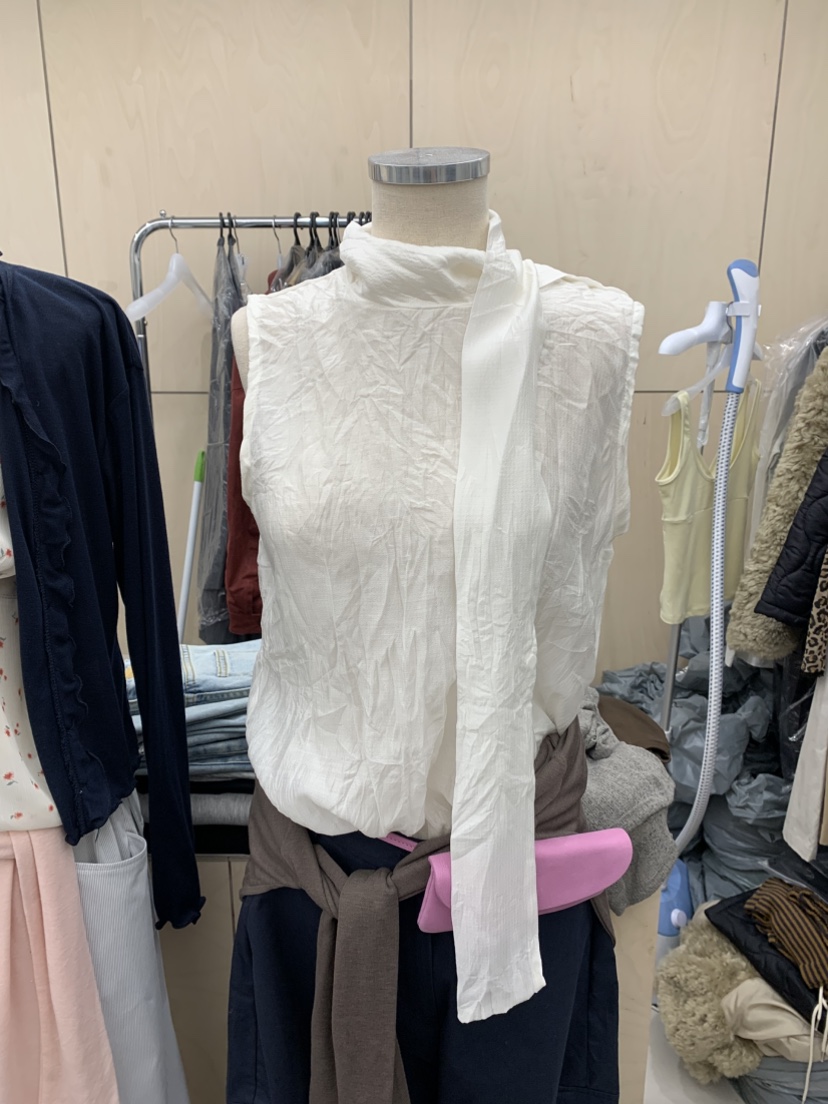 ESCHER東大門實拍韓國女士新品26夏季推薦時尚襯衫蕾絲衫ESCHER襯衫/蕾絲衫圖色2