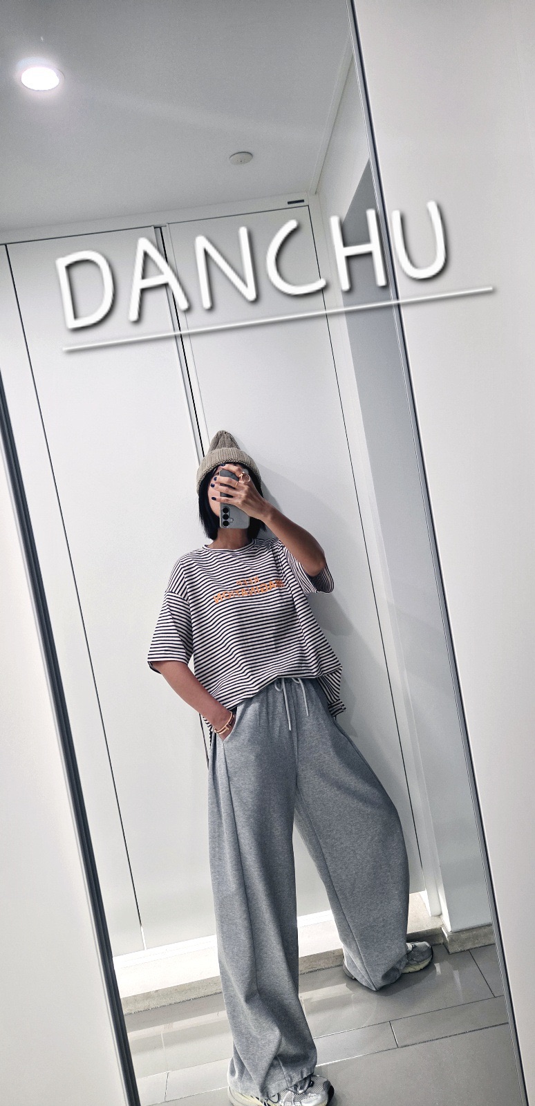 DANCHU韓國代購女士新款26春夏時尚熱賣職業真品人氣T恤條紋DANCHUT恤