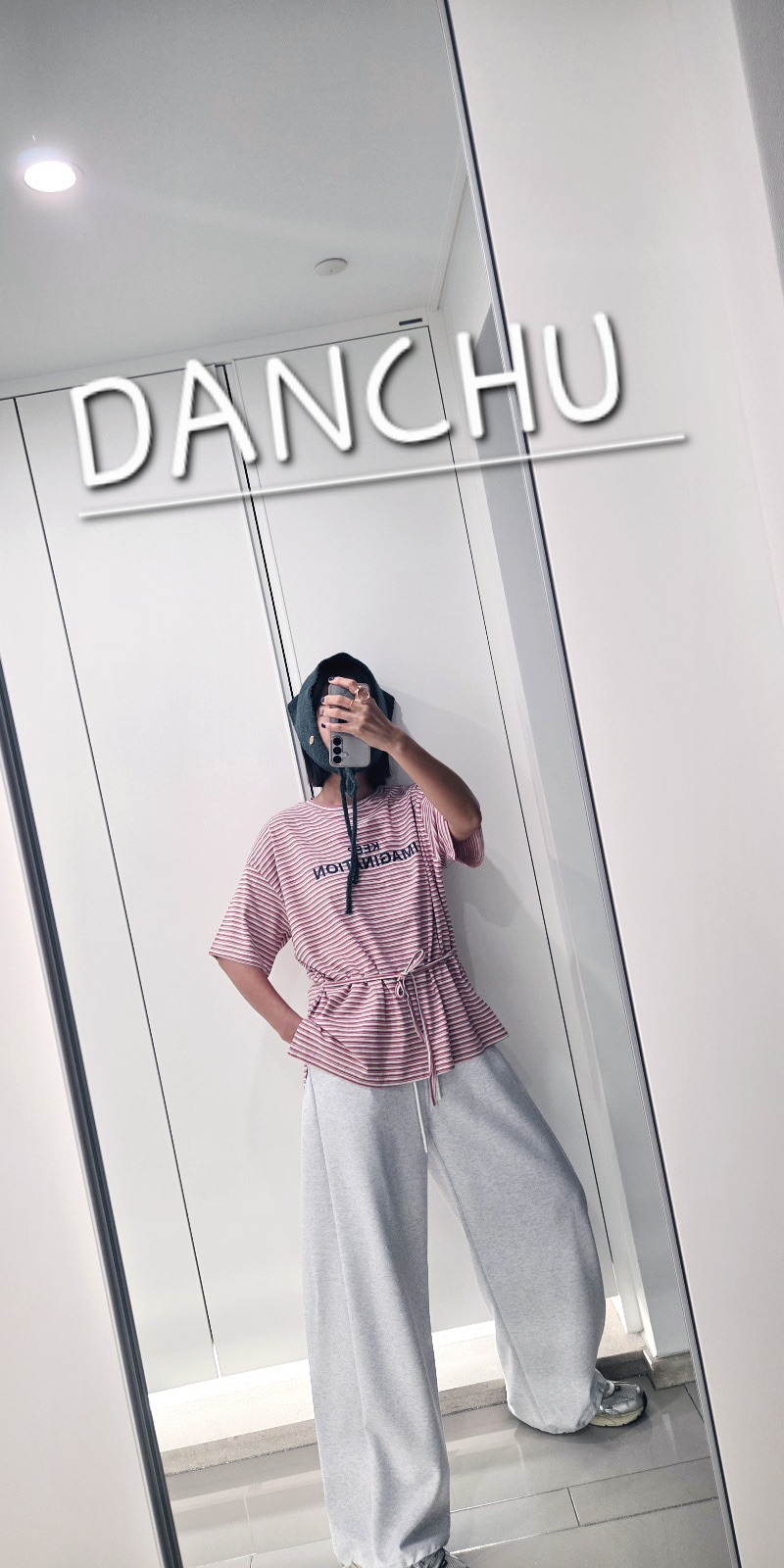 DANCHU韓國代購女士新款26春夏時尚熱賣職業真品人氣T恤條紋DANCHUT恤