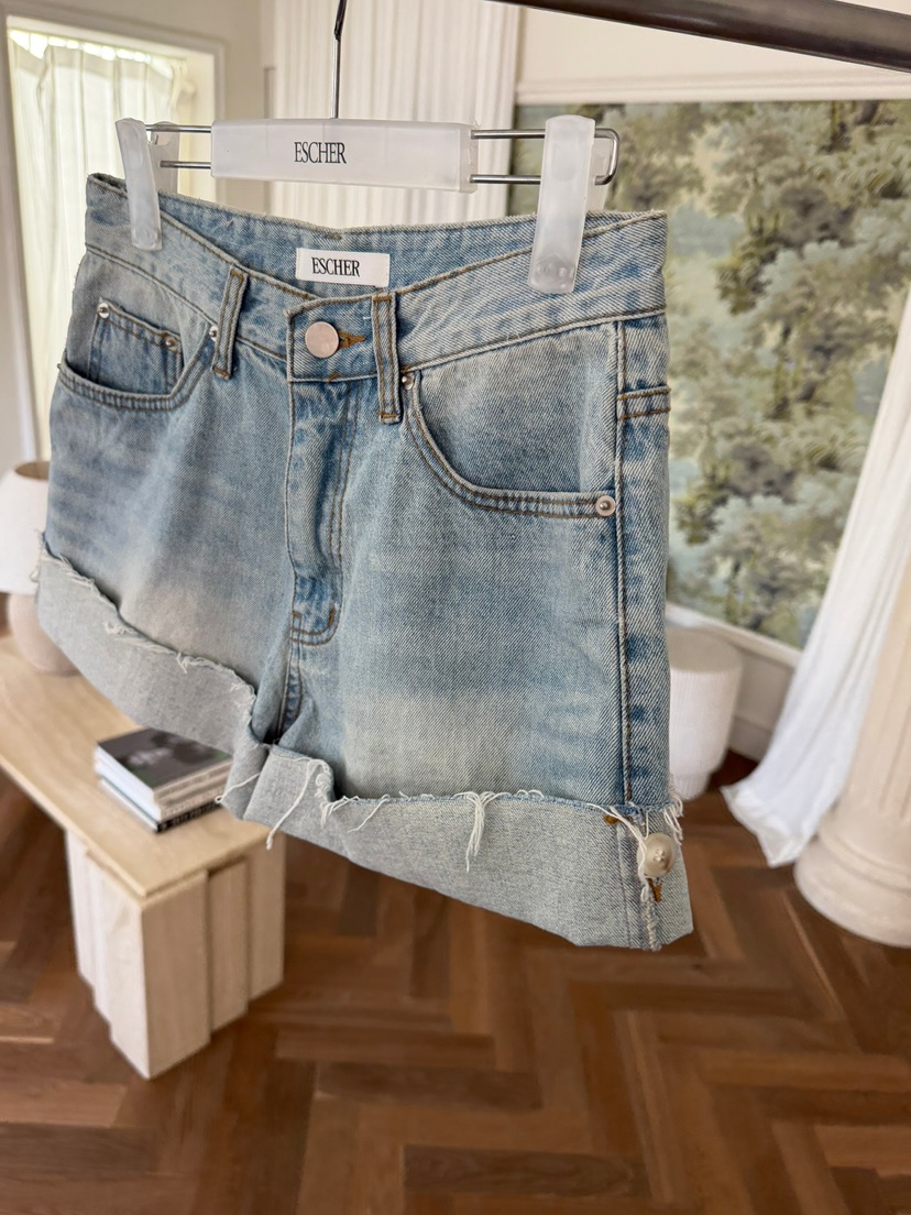 ESCHER東大門實拍韓國女裝新品26夏季時尚職業熱賣休閑短褲ESCHER短褲