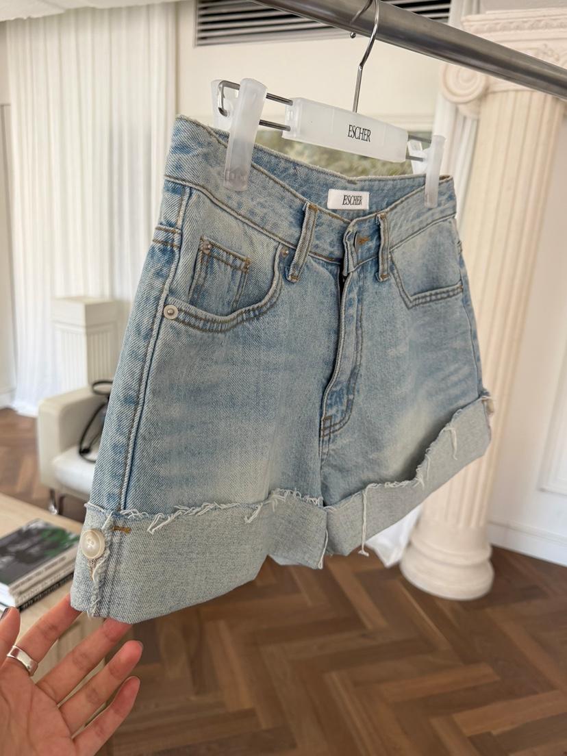 ESCHER東大門實拍韓國女裝新品26夏季時尚職業熱賣休閑短褲ESCHER短褲