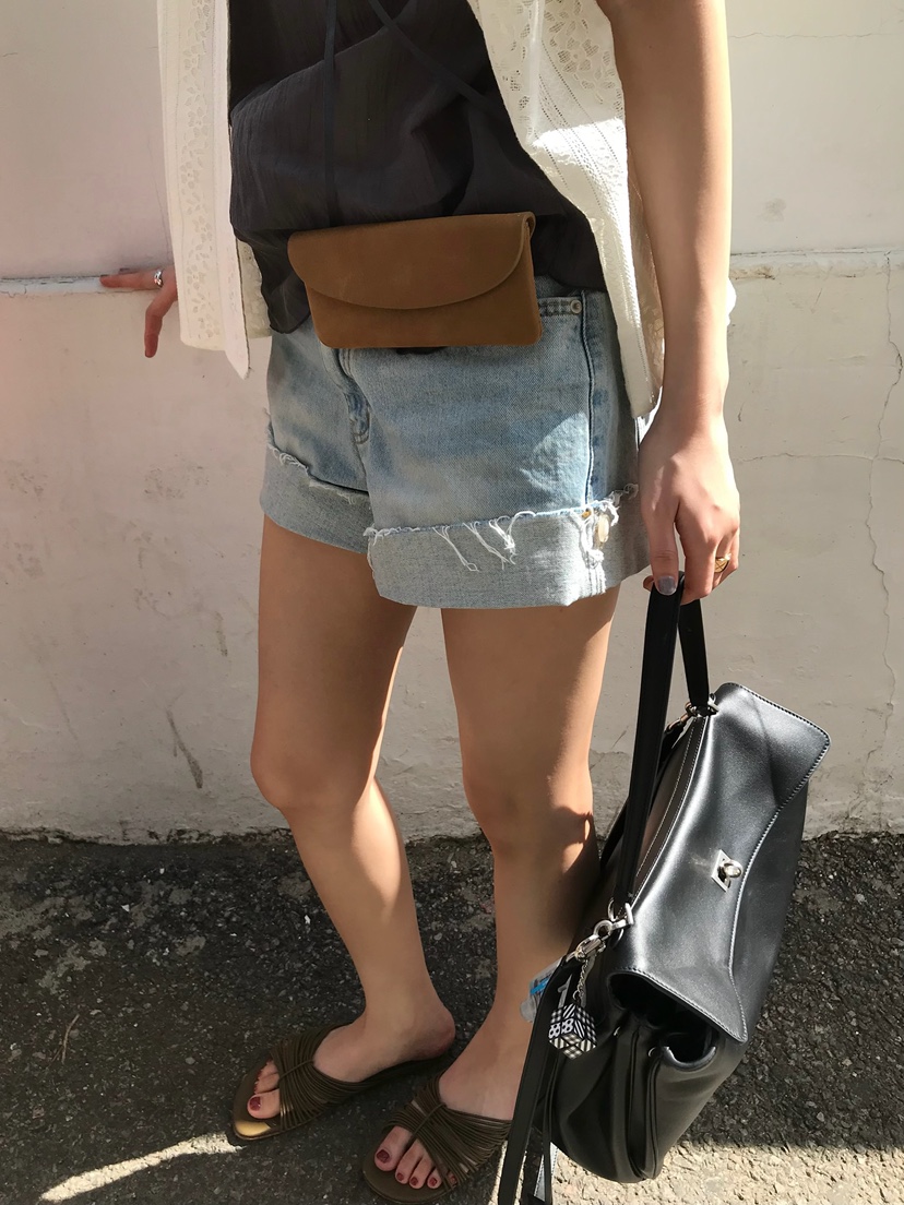 ESCHER東大門實拍韓國女裝新品26夏季時尚職業熱賣休閑短褲ESCHER短褲