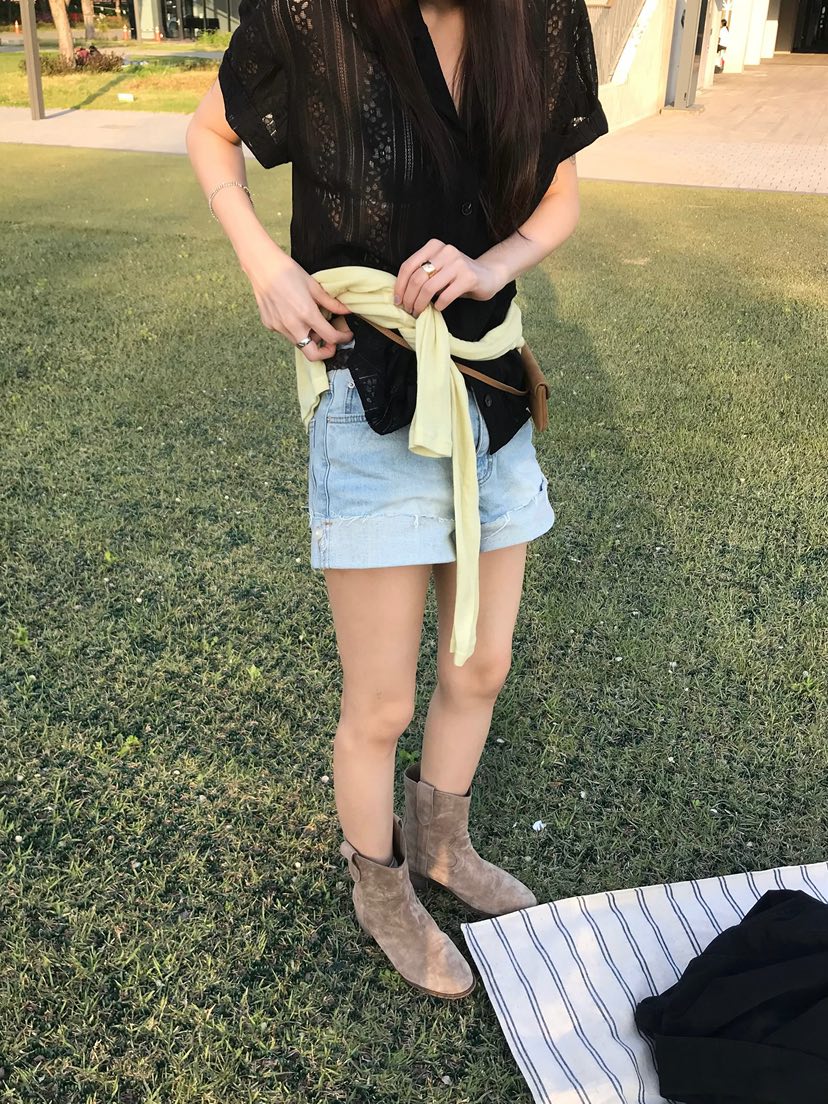 ESCHER東大門實拍韓國女裝新品26夏季時尚職業熱賣休閑短褲ESCHER短褲