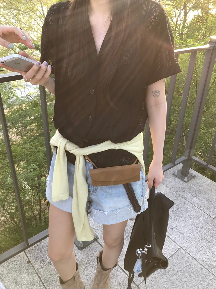 ESCHER東大門實拍韓國女裝新品26夏季時尚職業熱賣休閑短褲ESCHER短褲