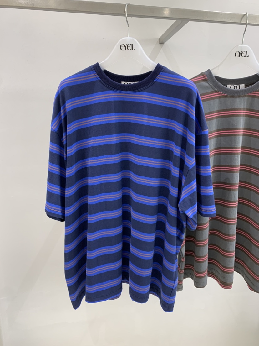 EYEL東大門代購女裝新品職業人氣26春夏時尚休閑推薦T恤條紋EYELT恤圖色1