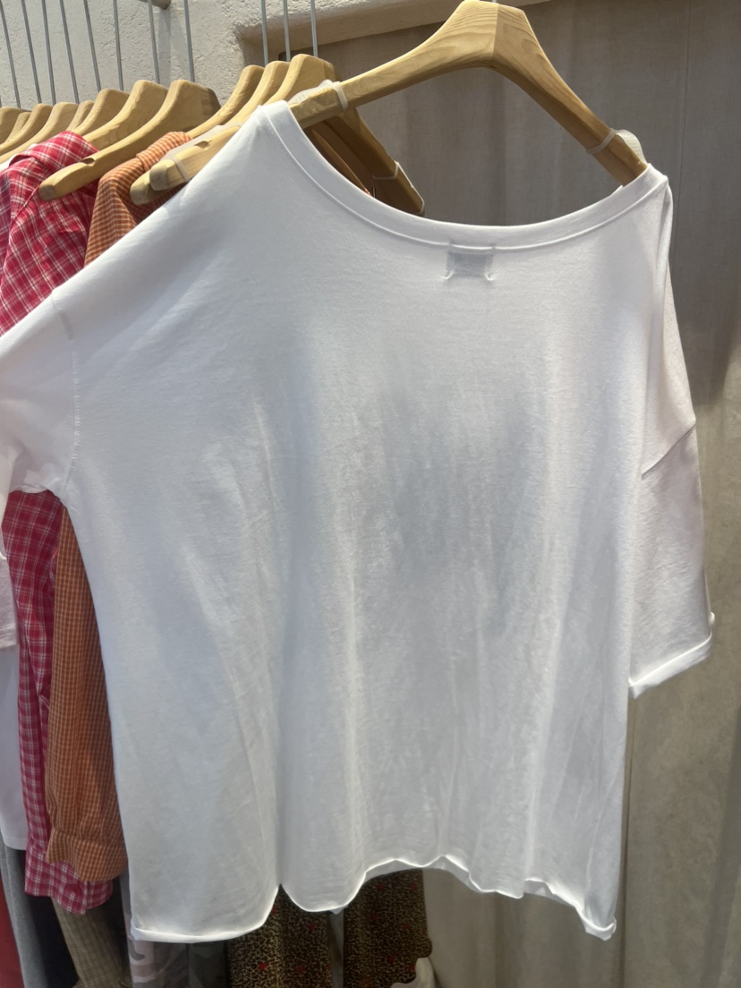 THE LINE-Q東大門實拍韓國女裝新款人氣推薦26夏季休閑T恤THE LINE-QT恤