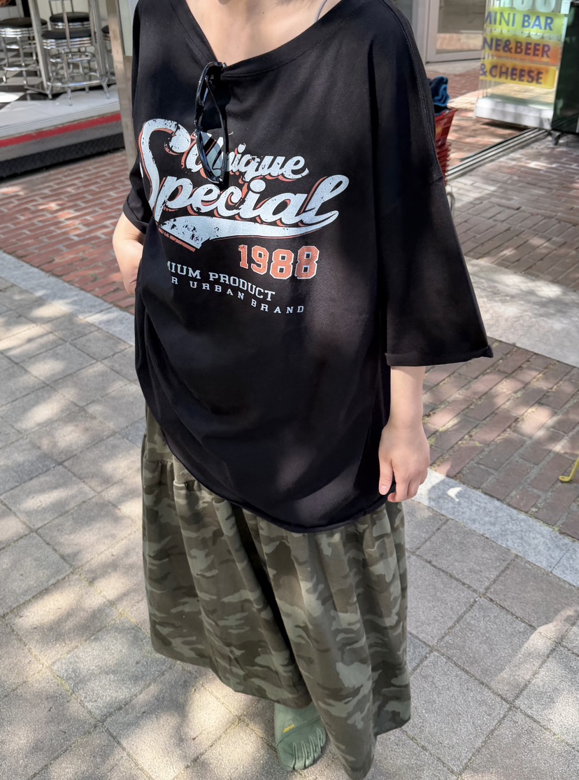 THE LINE-Q東大門實拍韓國女裝新款人氣推薦26夏季休閑T恤THE LINE-QT恤