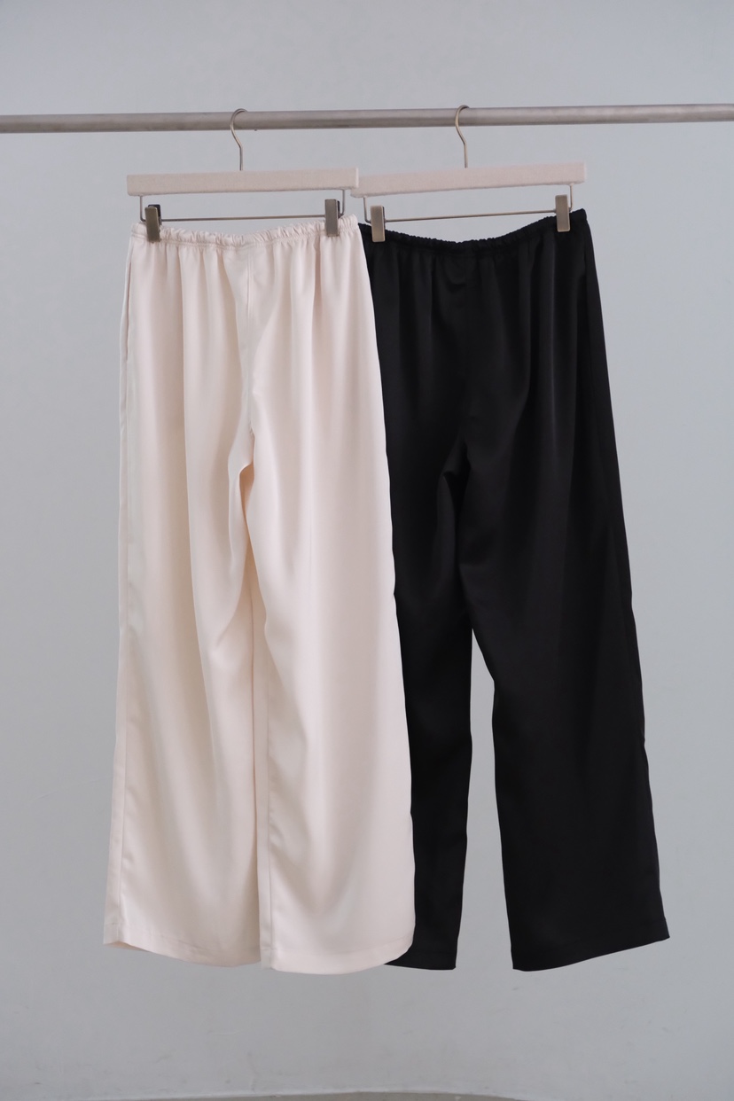 SORBET/FLAT WHITE東大門實拍韓國女士新品人氣休閑褲緞面SORBET/FLAT WHITE休閑褲