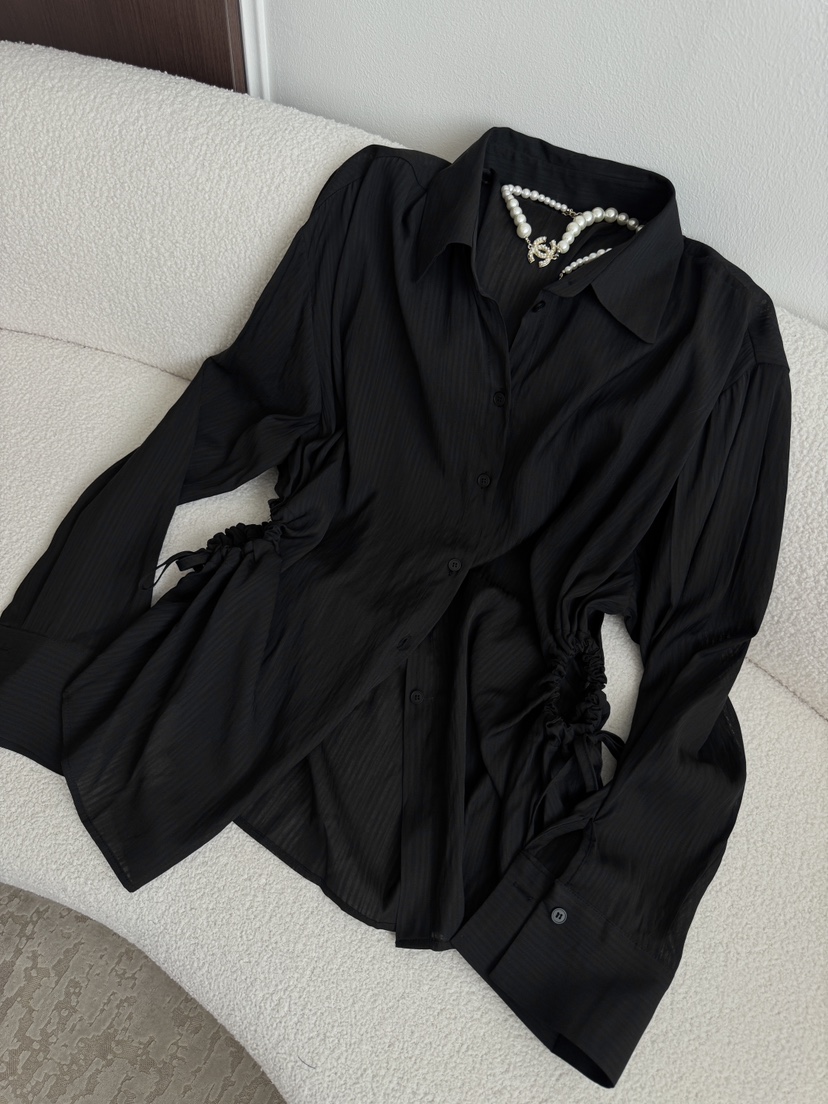 바츠韓國代購女士新款熱賣時尚26夏季26春夏襯衫蕾絲衫透視Vatz襯衫/蕾絲衫