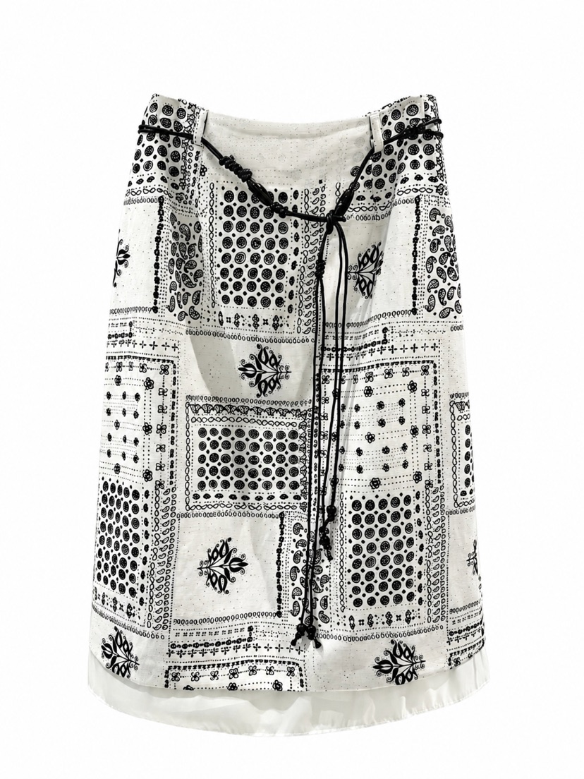 MENTOR東大門直郵女裝新品推薦時尚人氣半身裙中短裙含腰繩MENTOR半身裙/中短裙圖色1