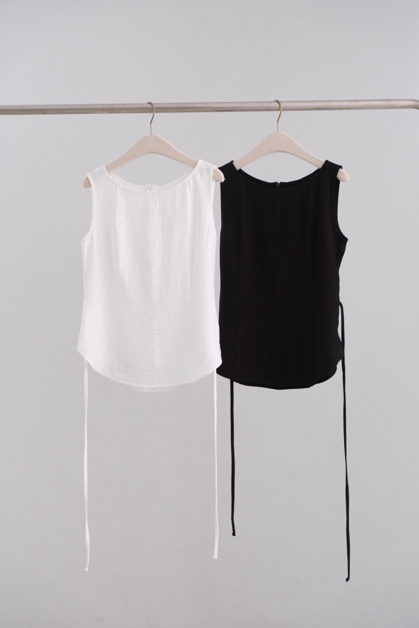 SORBET/FLAT WHITE東大門實拍女士新款26春夏人氣吊帶背心SORBET/FLAT WHITE吊帶/背心