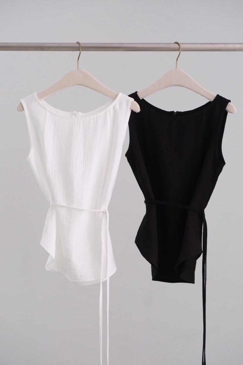 SORBET/FLAT WHITE東大門實拍女士新款26春夏人氣吊帶背心SORBET/FLAT WHITE吊帶/背心