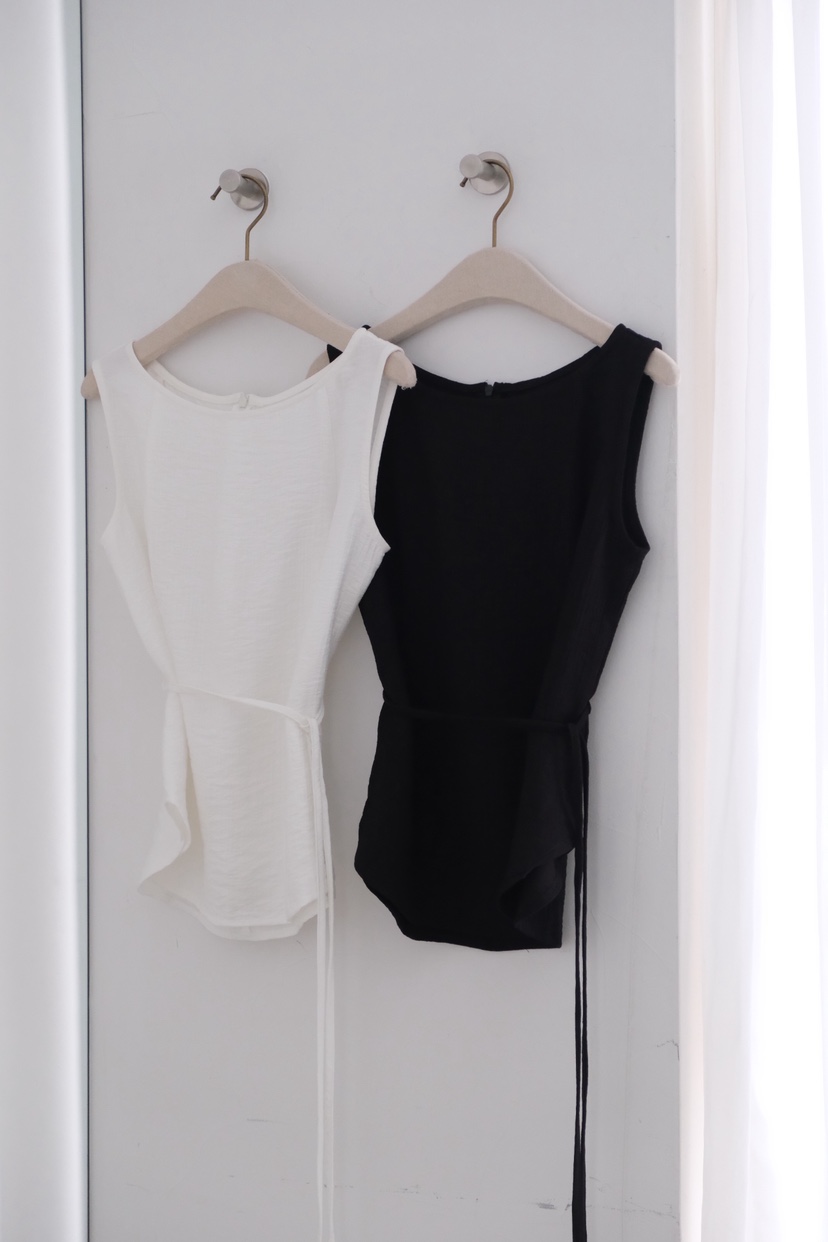 SORBET/FLAT WHITE東大門實拍女士新款26春夏人氣吊帶背心SORBET/FLAT WHITE吊帶/背心