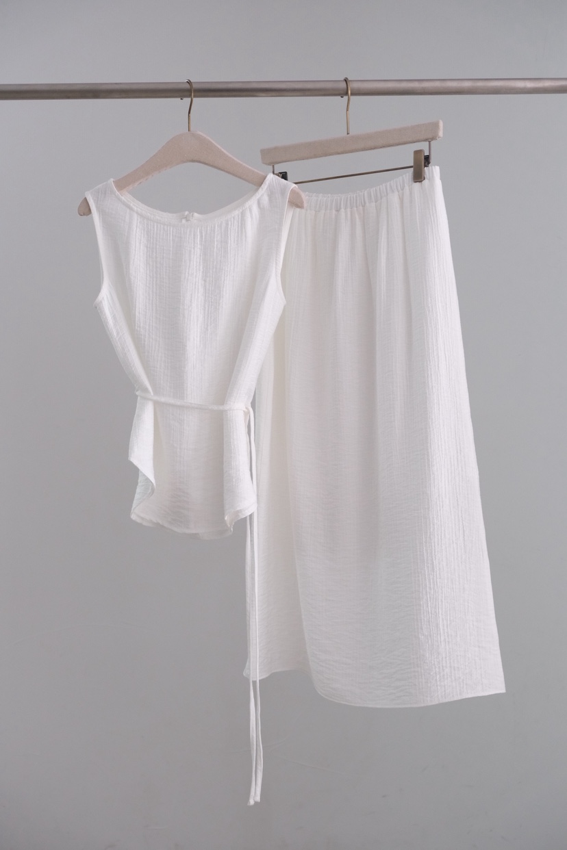 SORBET/FLAT WHITE東大門實拍女士新款26春夏人氣吊帶背心SORBET/FLAT WHITE吊帶/背心