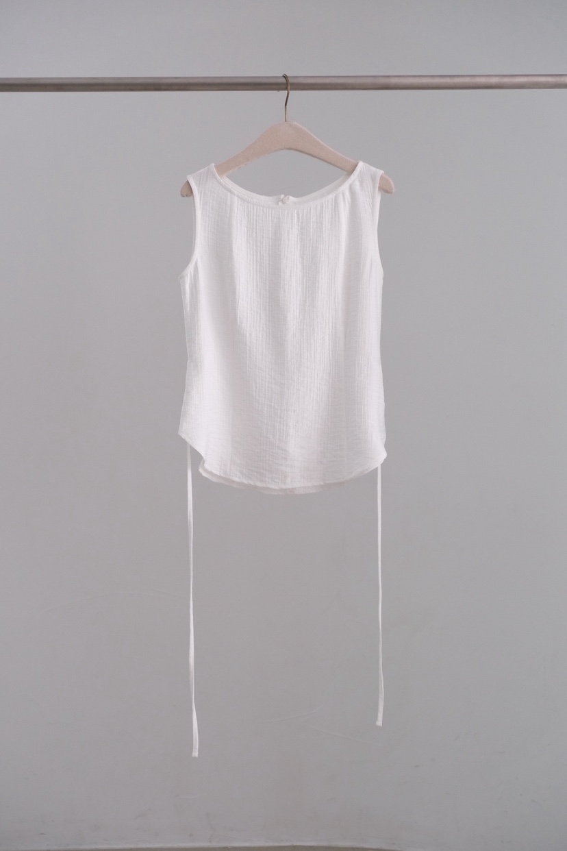 SORBET/FLAT WHITE東大門實拍女士新款26春夏人氣吊帶背心SORBET/FLAT WHITE吊帶/背心圖色1