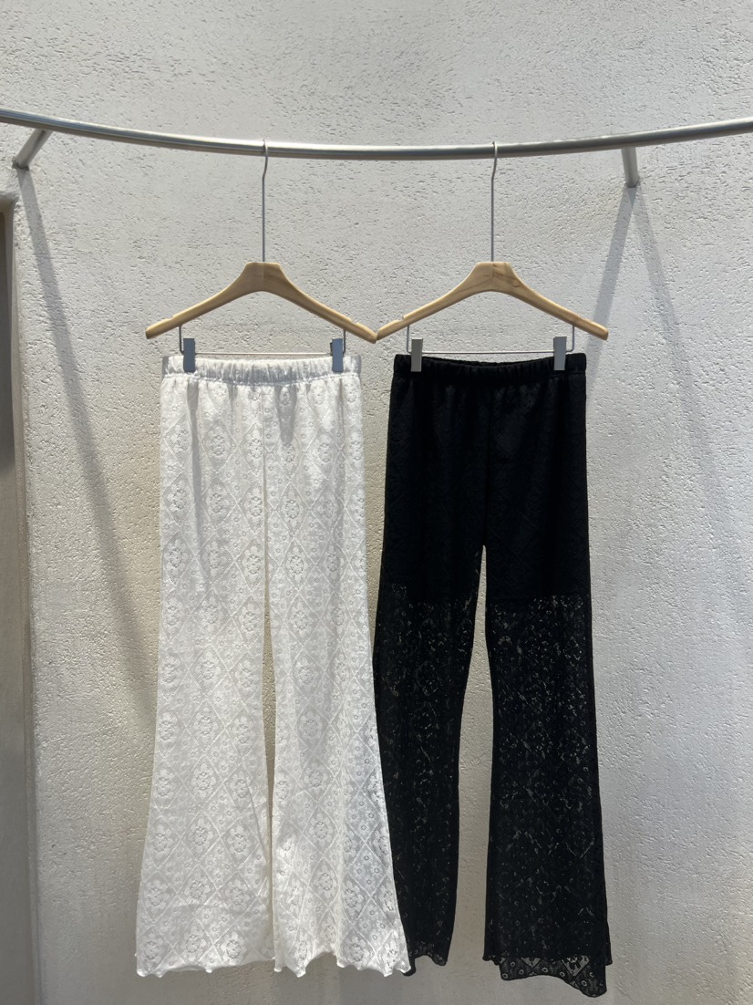 THE LINE-Q韓國東大門代購女裝新款推薦時尚休閑褲提花THE LINE-Q休閑褲