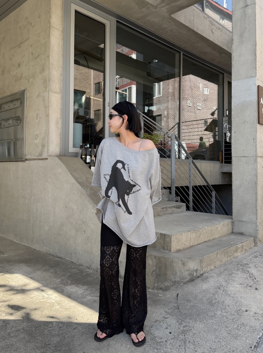 THE LINE-Q韓國東大門代購女裝新款推薦時尚休閑褲提花THE LINE-Q休閑褲