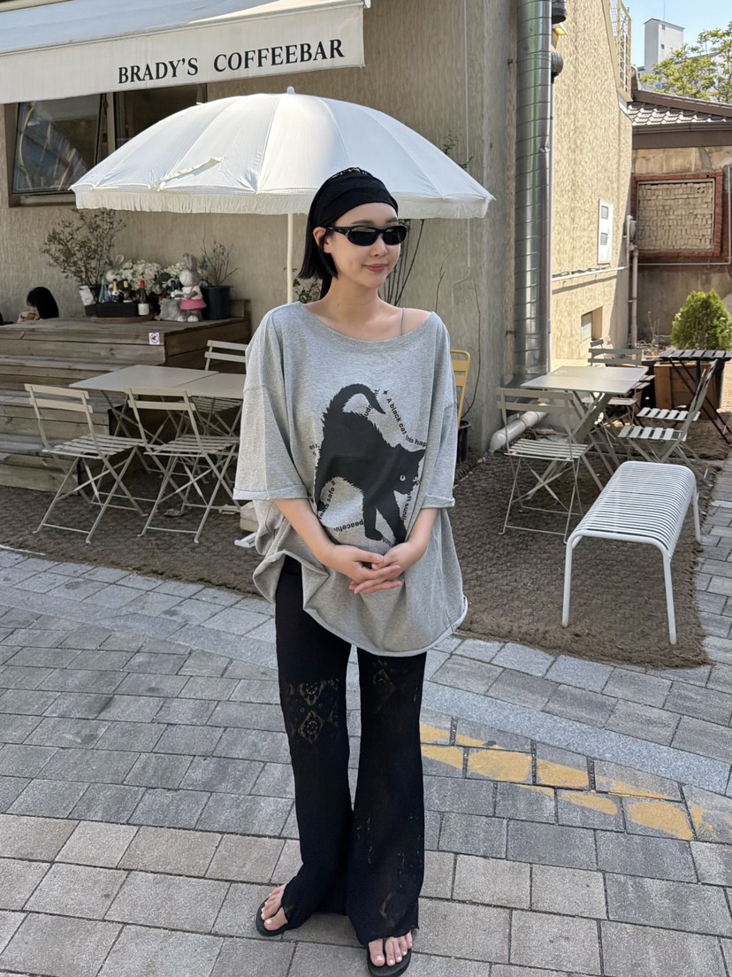 THE LINE-Q韓國東大門代購女裝新款推薦時尚休閑褲提花THE LINE-Q休閑褲