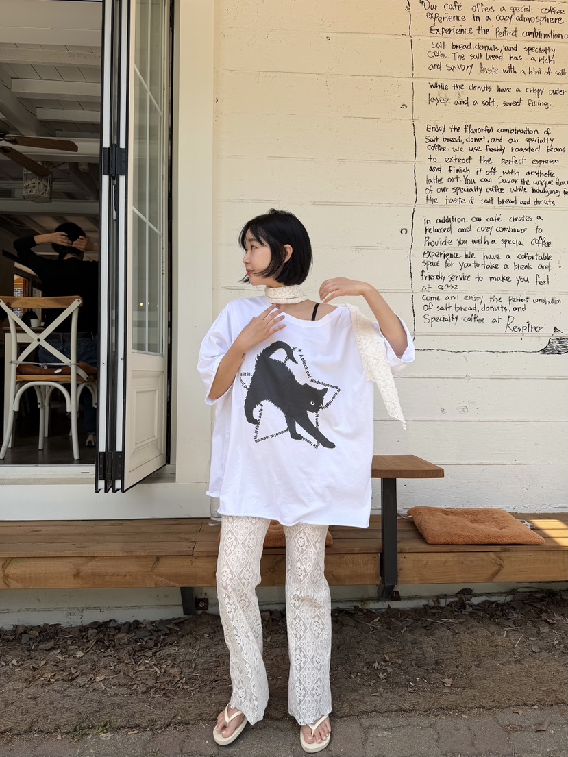 THE LINE-Q韓國東大門代購女裝新款推薦時尚休閑褲提花THE LINE-Q休閑褲