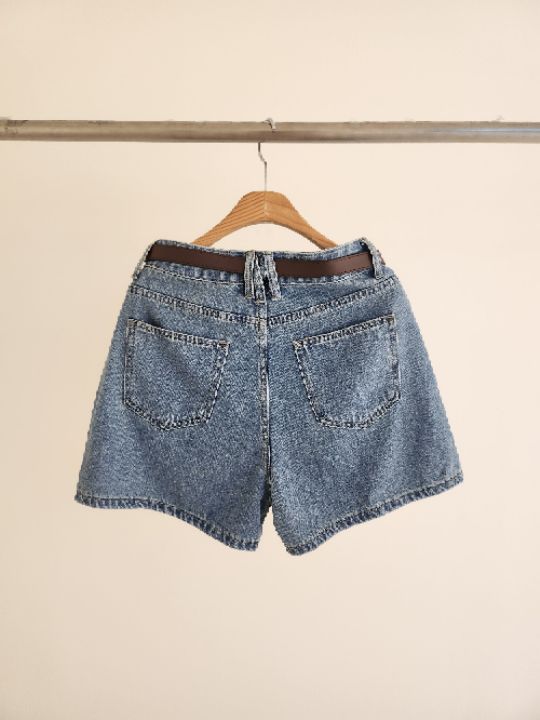 FEMME韓國東大門直郵女士新品時尚推薦職業休閑短褲不含腰帶FEMME短褲