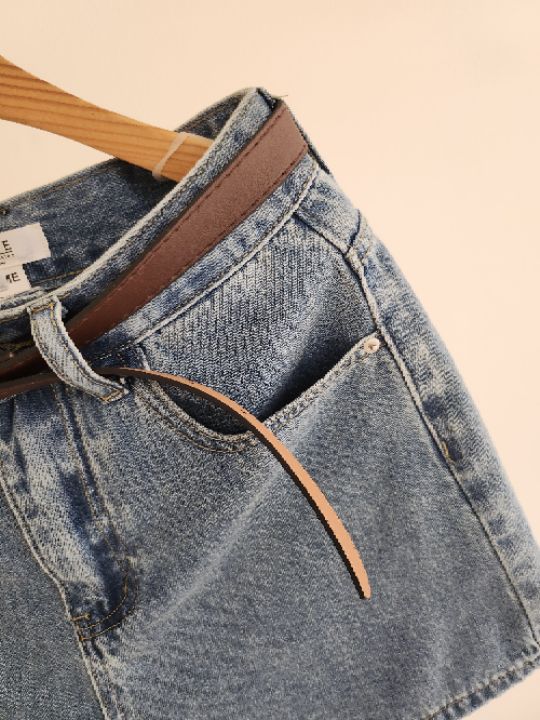 FEMME韓國東大門直郵女士新品時尚推薦職業休閑短褲不含腰帶FEMME短褲