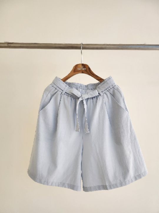 FEMME東大門實拍女裝新款職業真品推薦休閑時尚短褲含腰帶FEMME短褲圖色3