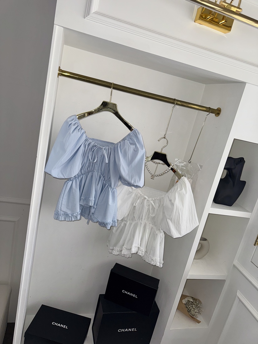 바츠韓國東大門直郵女裝新品26夏季熱賣推薦26春夏襯衫蕾絲衫Vatz襯衫/蕾絲衫