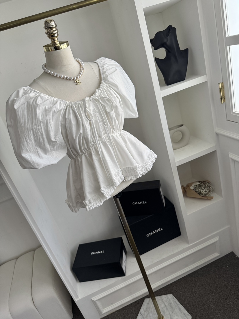 바츠韓國東大門直郵女裝新品26夏季熱賣推薦26春夏襯衫蕾絲衫Vatz襯衫/蕾絲衫