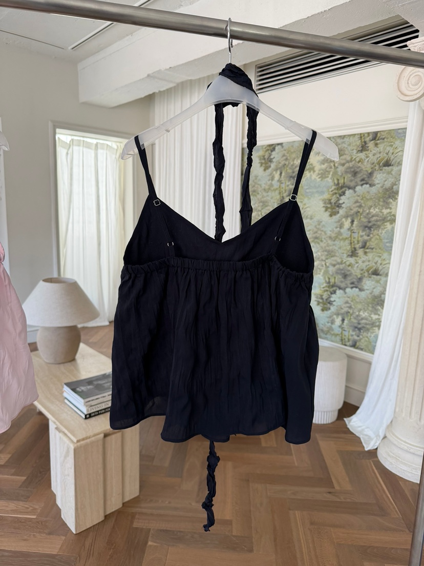 ESCHER韓國東大門代購女士新品人氣26春夏吊帶背心含脖帶ESCHER吊帶/背心