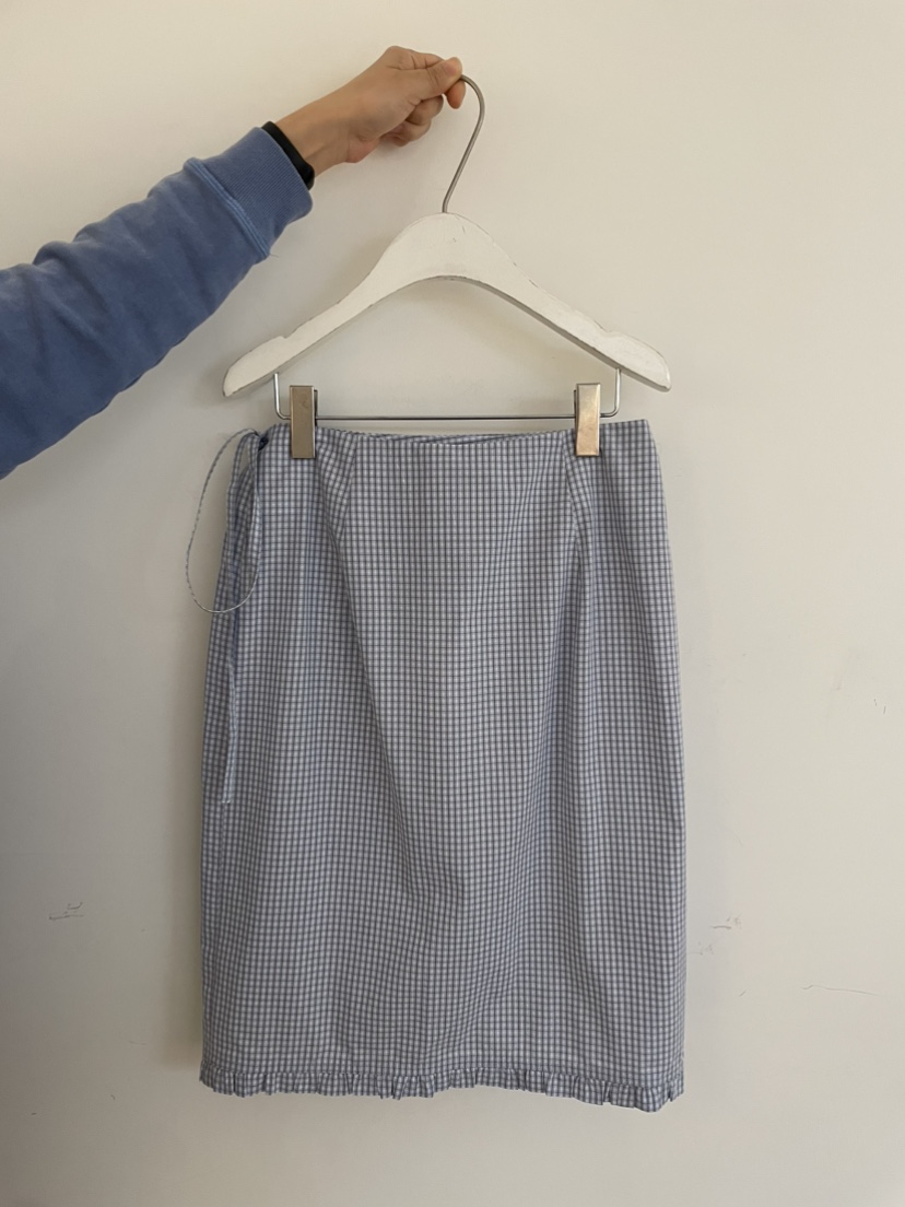 JEONG GAM STUDIOS韓國代購女裝新款推薦半身裙中短裙荷葉邊裹身裙JEONG GAM STUDIOS半身裙/中短裙