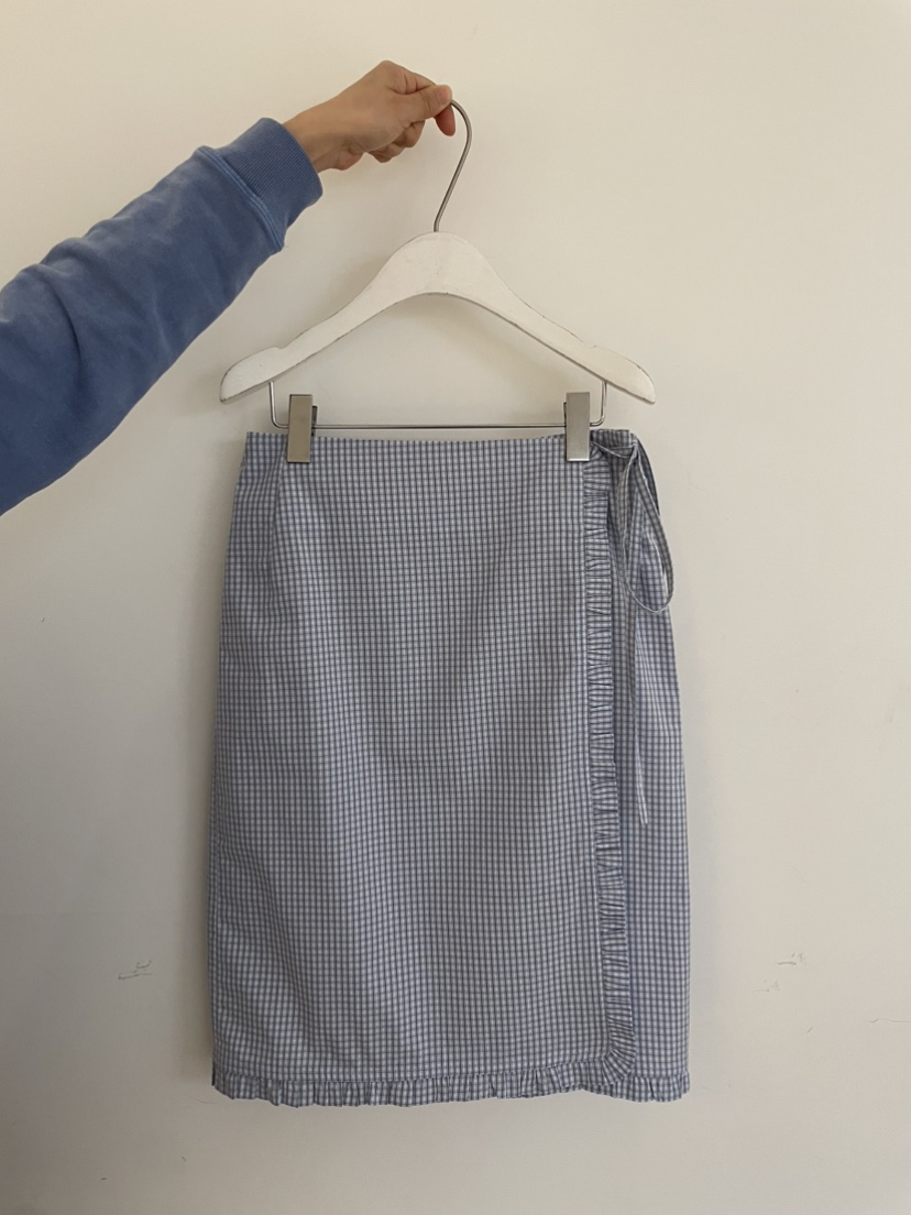 JEONG GAM STUDIOS韓國代購女裝新款推薦半身裙中短裙荷葉邊裹身裙JEONG GAM STUDIOS半身裙/中短裙圖色2