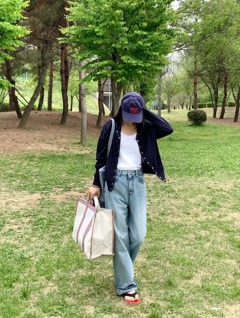 COURGETTE韓國直郵女士新品休閑人氣職業推薦26春夏牛仔褲COURGETTE牛仔褲