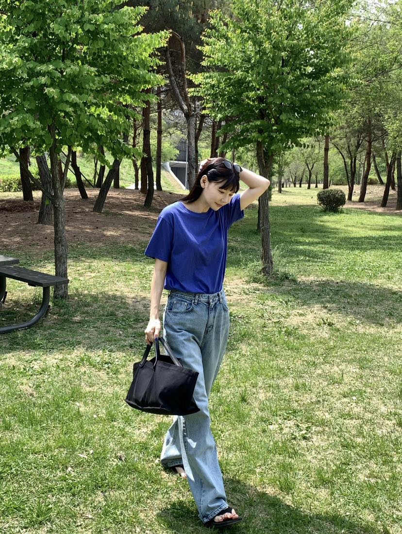 COURGETTE韓國直郵女士新品休閑人氣職業推薦26春夏牛仔褲COURGETTE牛仔褲