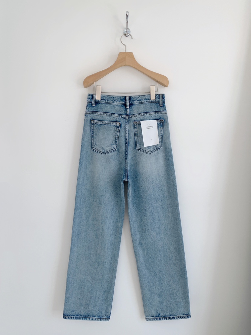 COURGETTE韓國直郵女士新品休閑人氣職業推薦26春夏牛仔褲COURGETTE牛仔褲