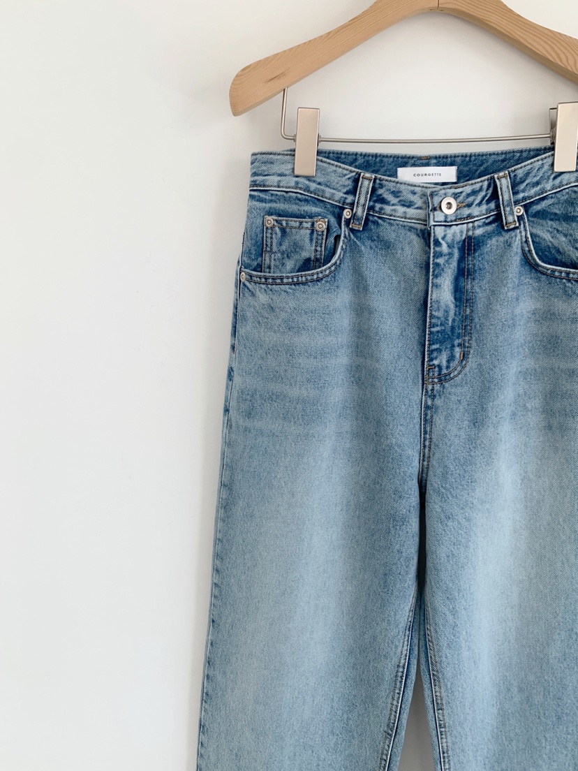 COURGETTE韓國直郵女士新品休閑人氣職業推薦26春夏牛仔褲COURGETTE牛仔褲