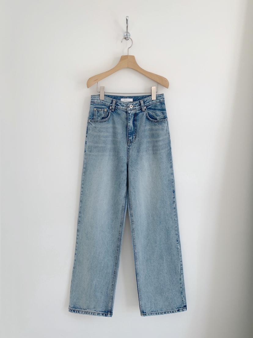 COURGETTE韓國直郵女士新品休閑人氣職業推薦26春夏牛仔褲COURGETTE牛仔褲圖色1