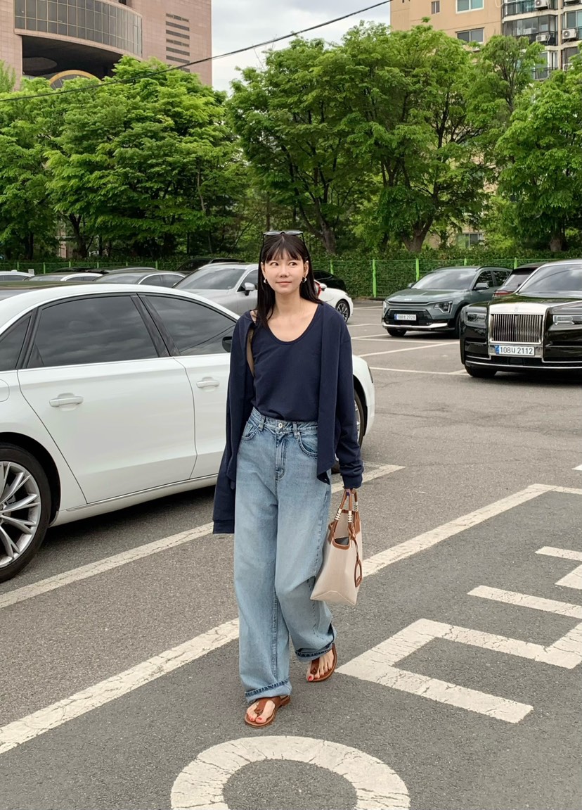 COURGETTE韓國直郵女裝新款26春夏人氣26夏季熱賣長袖T恤COURGETTE長袖T恤