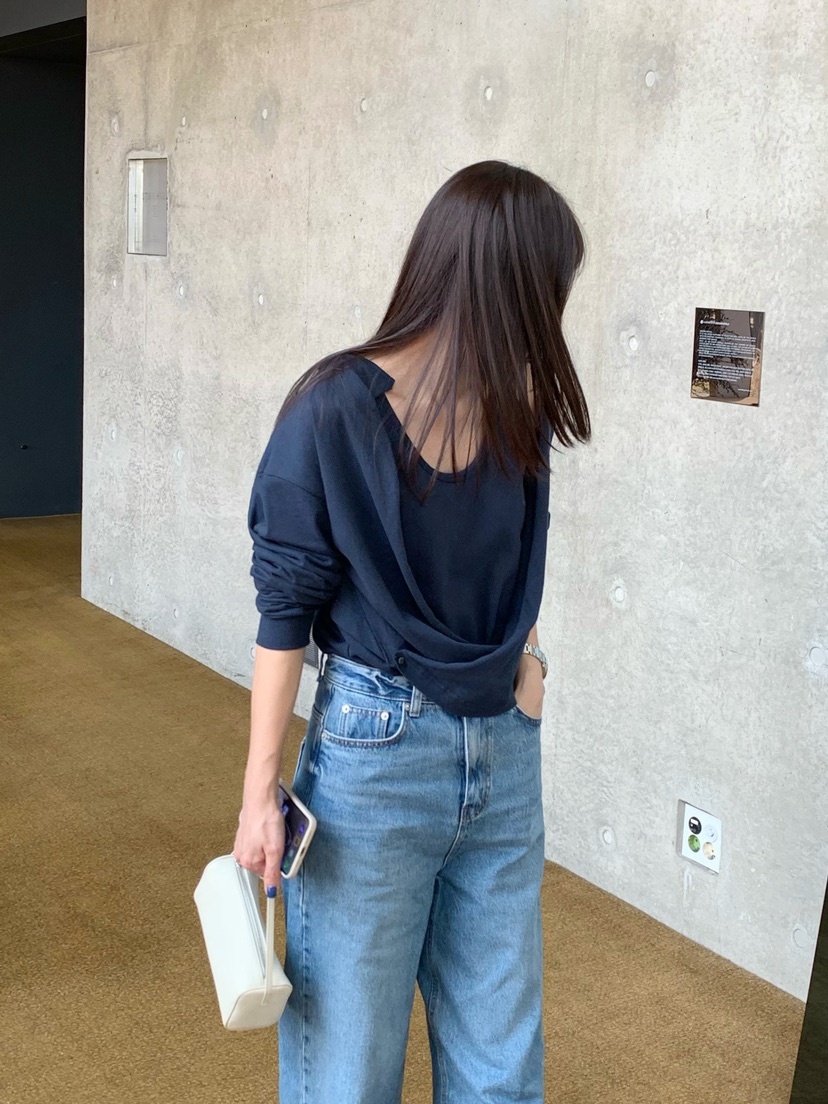 COURGETTE韓國直郵女裝新款26春夏人氣26夏季熱賣長袖T恤COURGETTE長袖T恤