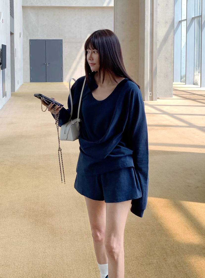 COURGETTE韓國直郵女裝新款26春夏人氣26夏季熱賣長袖T恤COURGETTE長袖T恤