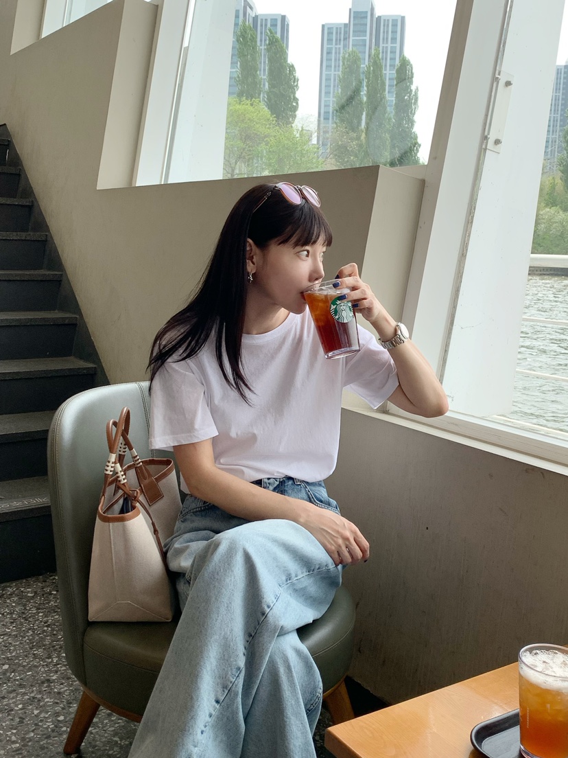 COURGETTE東大門代購女裝新款時尚熱賣休閑人氣職業26春夏T恤COURGETTET恤